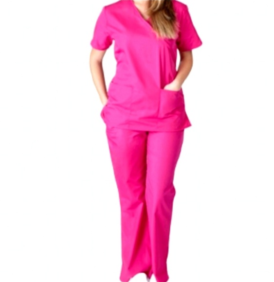 Natural Uniforms Mock Wrap Scrub Sets NWT - Picture 2 of 3